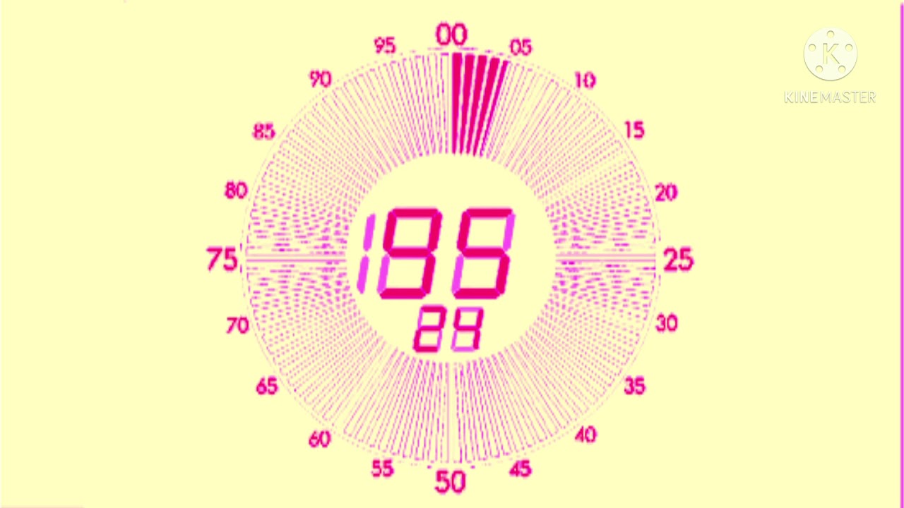 100 seconds countdown in G major 146