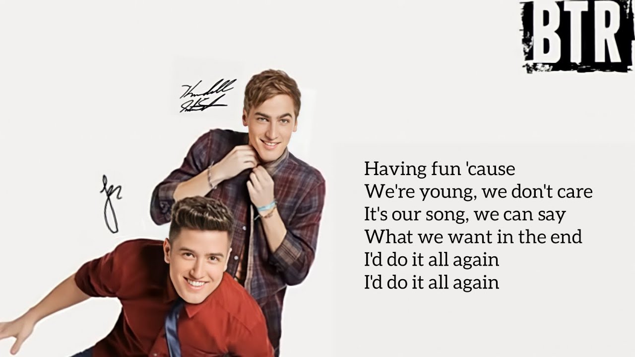 Big Time Rush - Do It All Again (Lyrics)