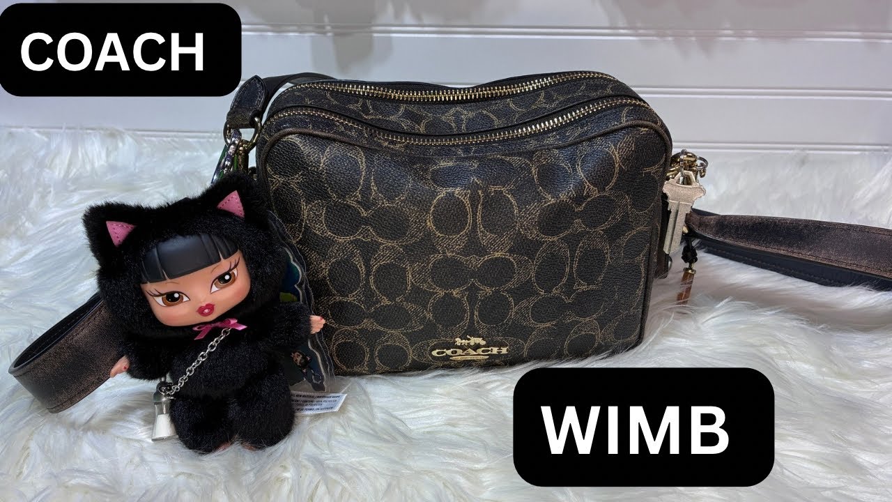 Что в моей сумке? Сумка через плечо Coach Carey в цвете Loved Signature #coach