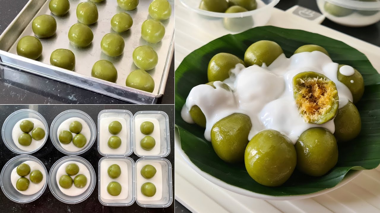 Ide jualan jajanan pasar, resep Bugis Mandi / Putri Mandi lembut kenyal kenyil