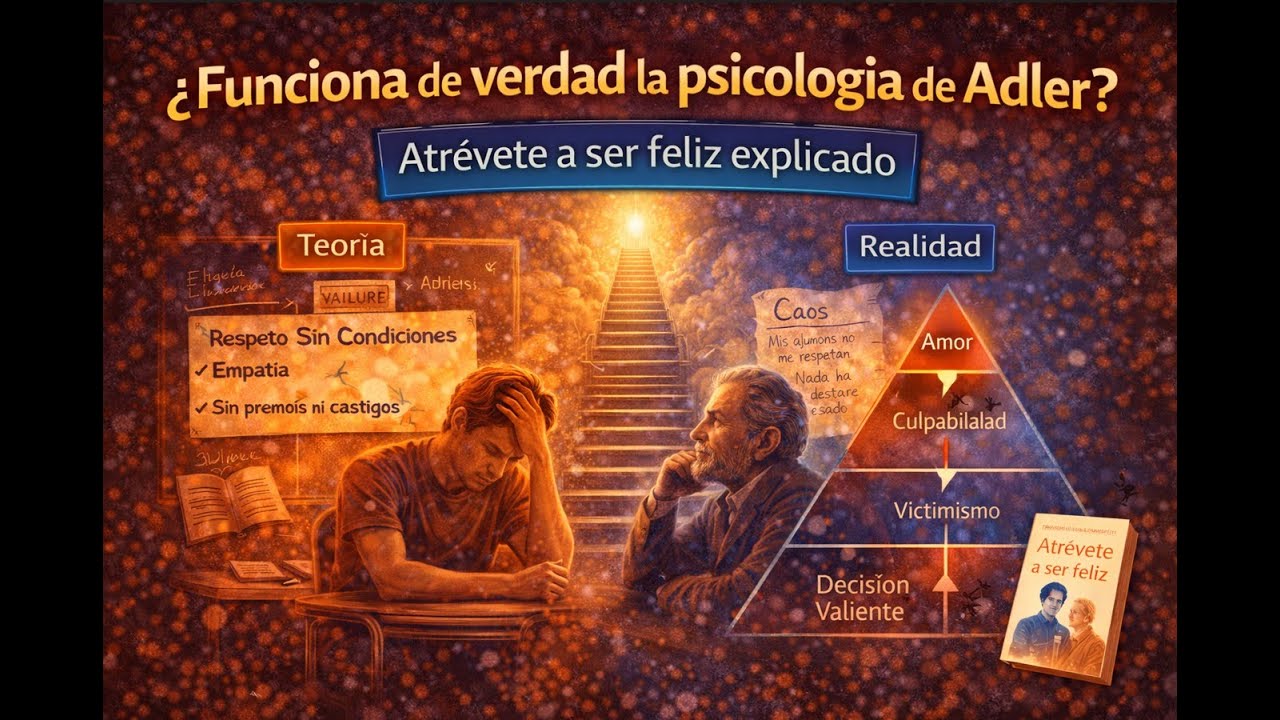 ¿Funciona de verdad la psicología de Adler? | Atrévete a ser feliz explicado.