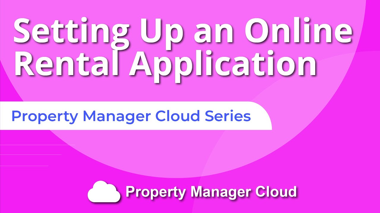 #13. Setting Up an Online Rental Application