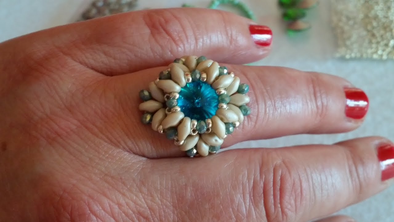 Tutorial Anello RENEE /TUTORIAL  Beaded Ring