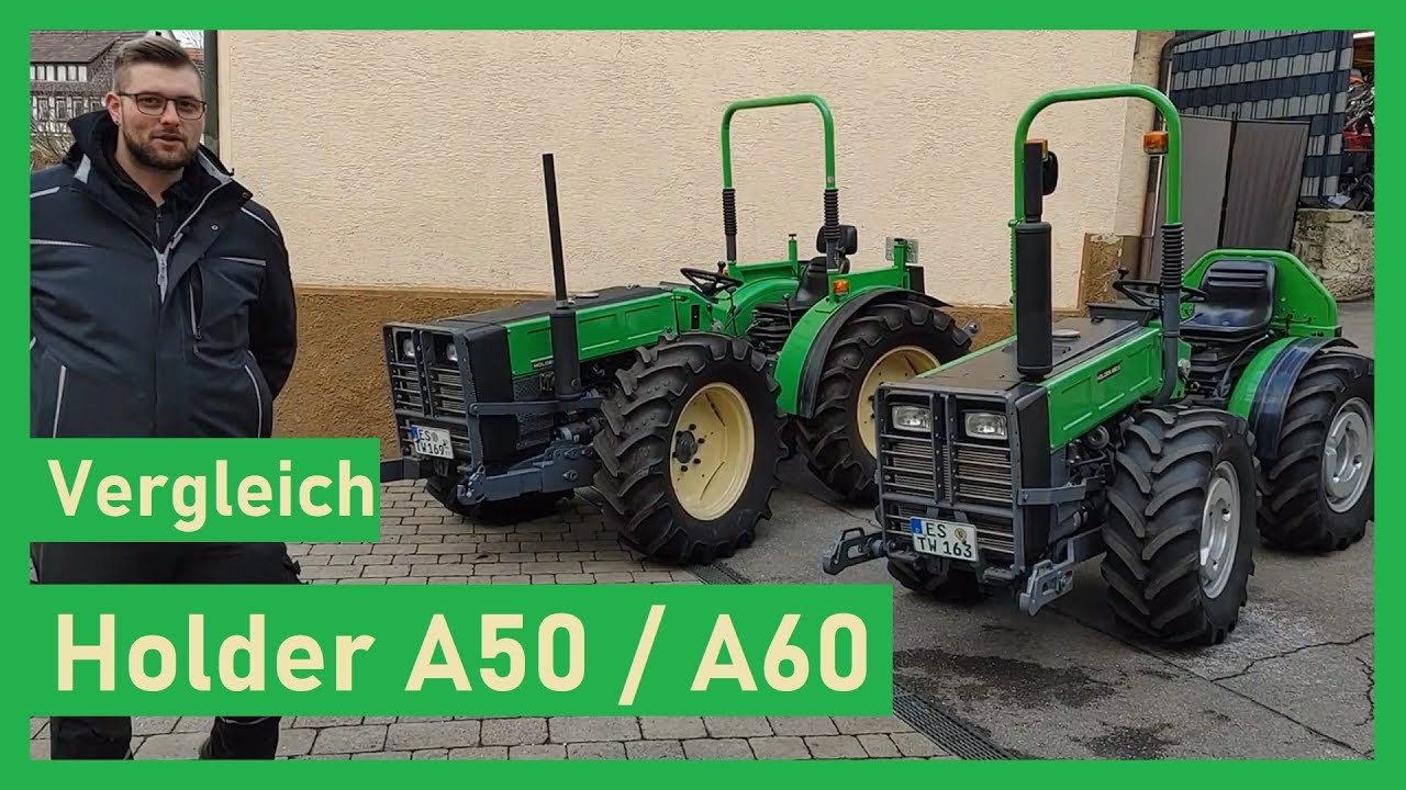 Die Unterschiede | Vergleich | Holder A50 und Holder A60 | Holdersammlung Wezel