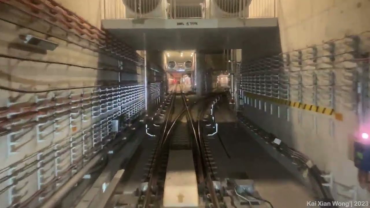 SMRT TEL Turn Back at TE22 Gardens by the Bay via Pocket Track