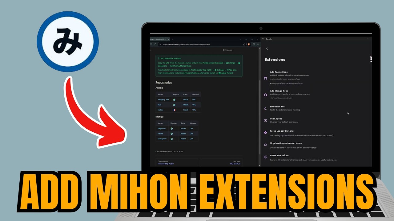 How To Add Extension Repos In Mihon (2026) | How To Add Extensions In Mihon App