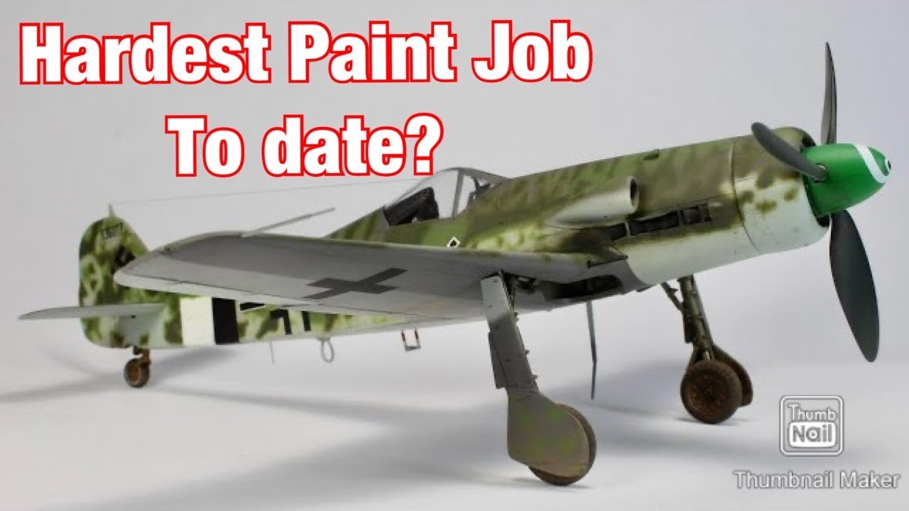 The Hardest Aircraft I’ve Ever Painted (FW-190 Build)
