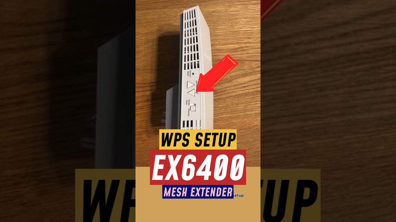 Nergear Ex6400 Extender WPS Setup #netgearextendersetup #netgearex6400 #wpstatus #devicessetup