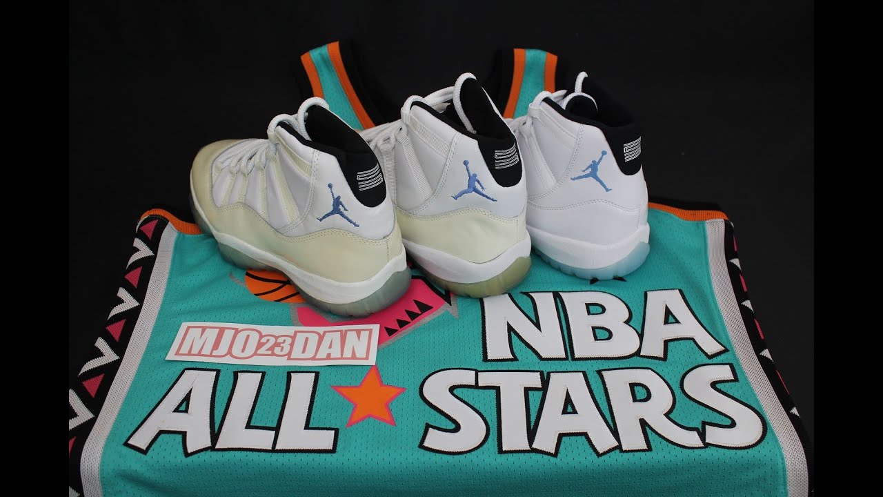 Обзор и сравнение Air Jordan XI Columbia / Legend Blue — Часть 2