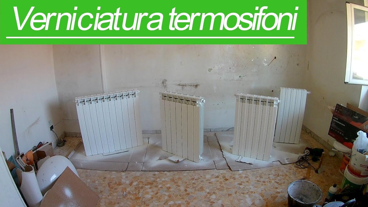 Verniciare i termosifoni in alluminio