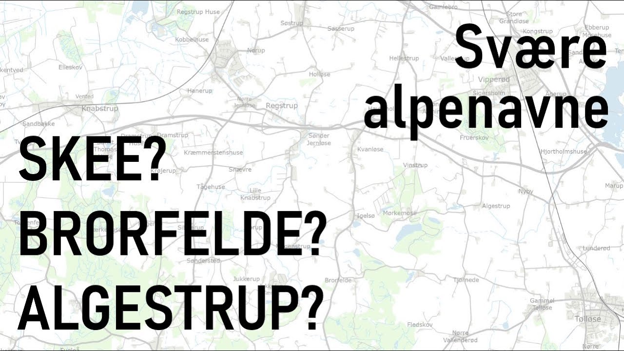 Sådan udtales 'Brorfelde' og 13 andre lumske stednavne i De Midtsjællandske Alper