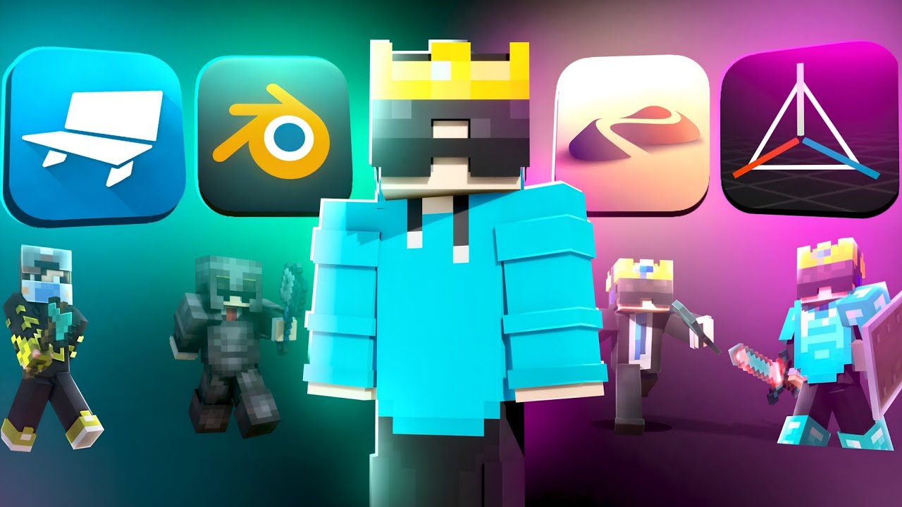 How to Make INSANE Minecraft 3D Models on Mobile 🤯(Super Easy!) 