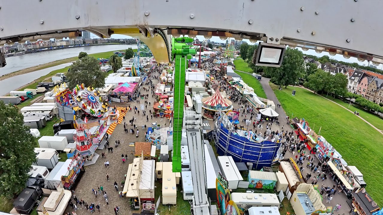 12 Minuten XXL Fahrt mit Chaos Pendel - Ottens | Onride / POV | Video Rheinkirmes Düsseldorf 2024