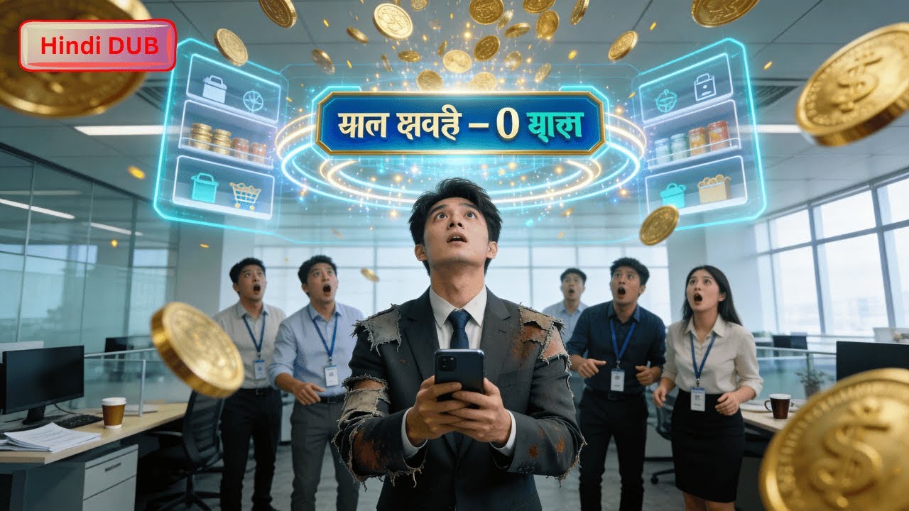 【Hindi Dub】गरीब युवक की किस्मत पलटी! “मुफ़्त ख़रीदारी सिस्टम” से रिश्तेदारों को Full on जवाब 💥😈