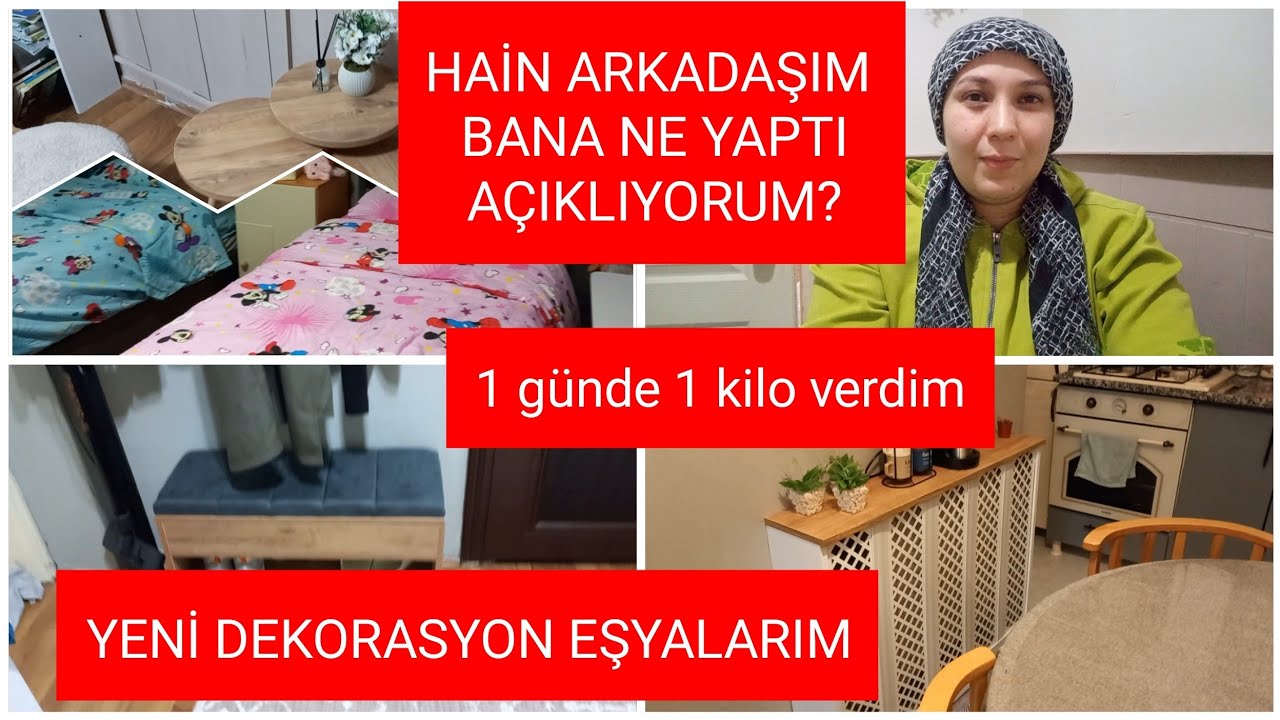 ARKADAŞIM HAİN ÇIKTI,NELER YAPTI❓️MUTLULUĞUN SIRRINI KEŞFETTİM😊YENİ EŞYALARIM💯1GÜNDE 1 KİLO💯#VLOG263