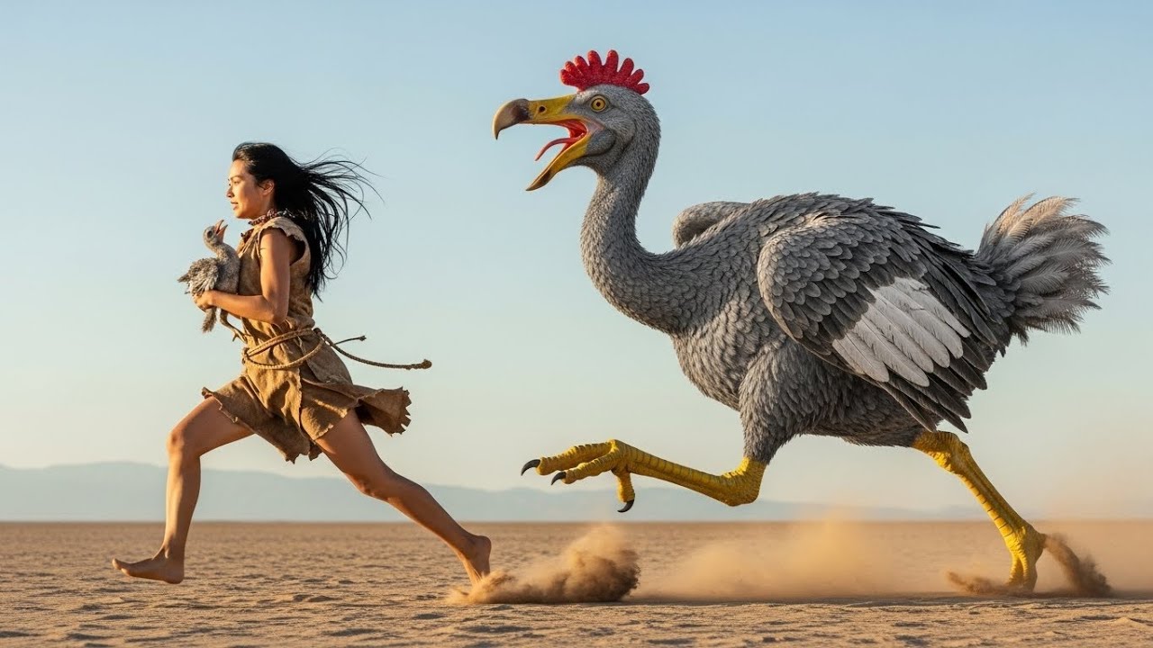 Life Million Years Ago: Girl Steals Baby Chick, Then the Mother Bird Turned MONSTER | Prehistoric