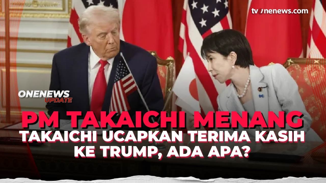 PM Takaichi Menang & Terima Kasih ke Trump, Ada Apa? | OneNews Update