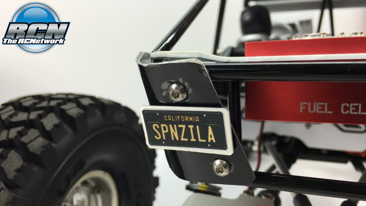 Custom Scale RC License Plates