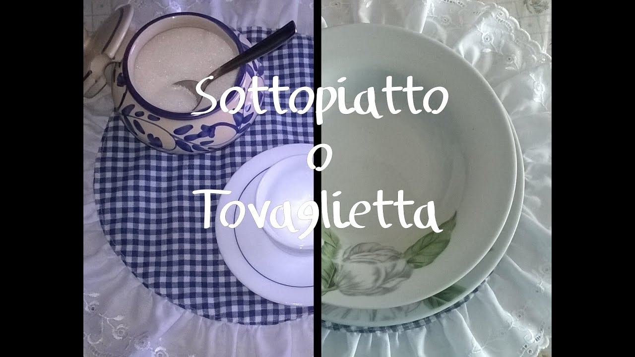 Sottopiatto o Tovaglietta - Cucito Creativo