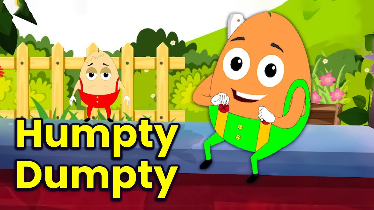 Humpty Dumpty Sat On A Wall | Nursery Rhyme for Kids & Songs | Preschool Rhymes