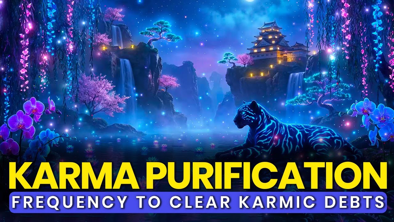 Karma Purification Music: Heal Ancestral Wounds & Karmic Debts, Cord Cutting Frequency