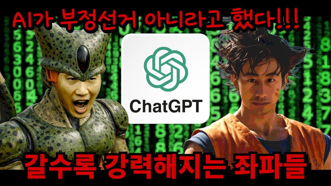 AI가 부정선거 아니라고 했기 때문에 부정선거 아니라는 좌파