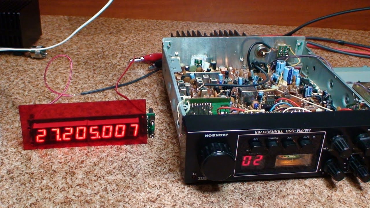 CB Radio President Jackson repair - tuning & PLJ 8 LED