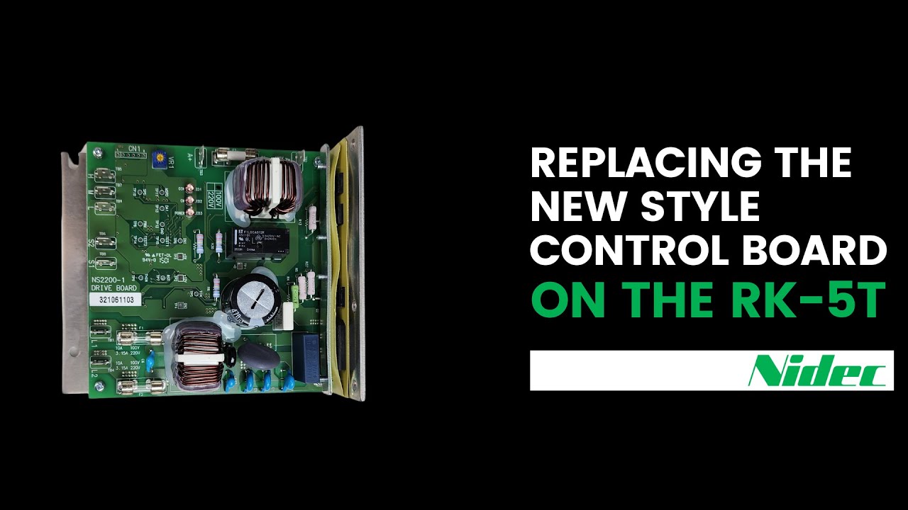 Replacing New Style Control Board on RK5T