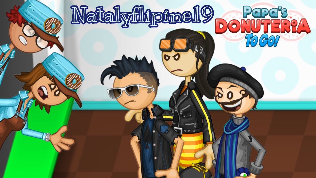 Papa's Donuteria To Go! Gameplay #2 Loquendo NatalyFlipine19