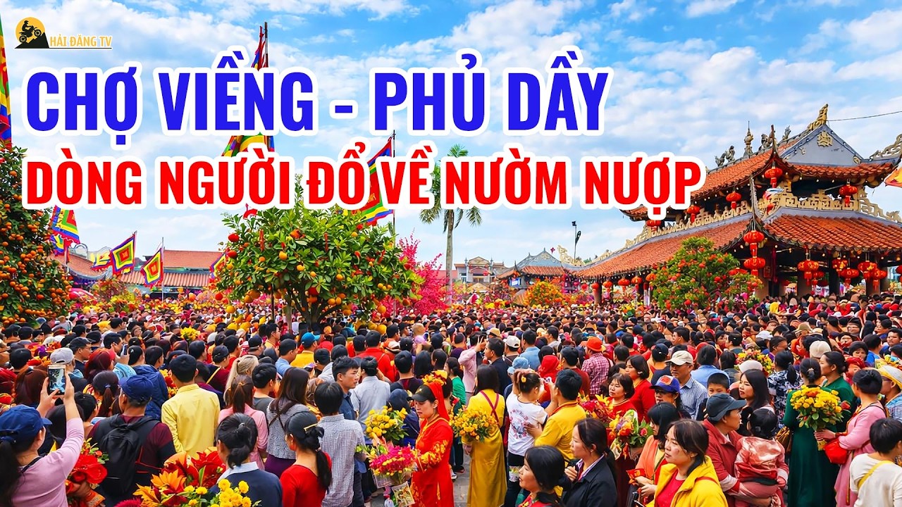 Chợ Viềng Phủ Dầy - Không khí náo nhiệt trước ngày diễn ra lễ khai mạc