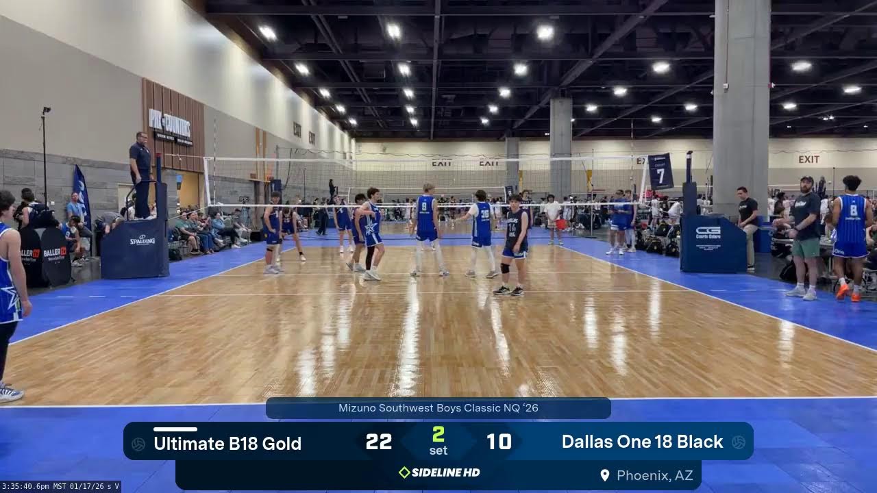 Dallas One 18 Black vs. Ultimate B18 Gold (2026.01.17)