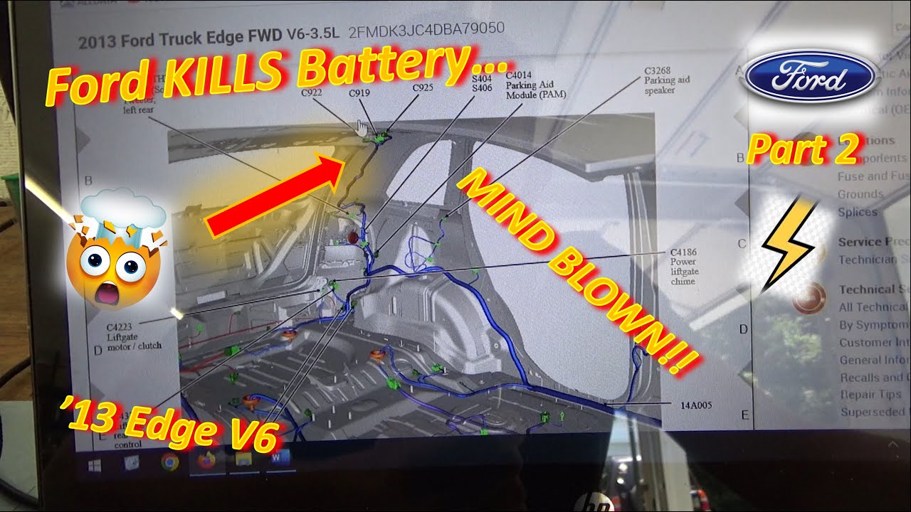 (Pt 2) Ford KILLS Battery...PCM Stays AWAKE?! MIND BLOWN!! ('13 Edge V6)