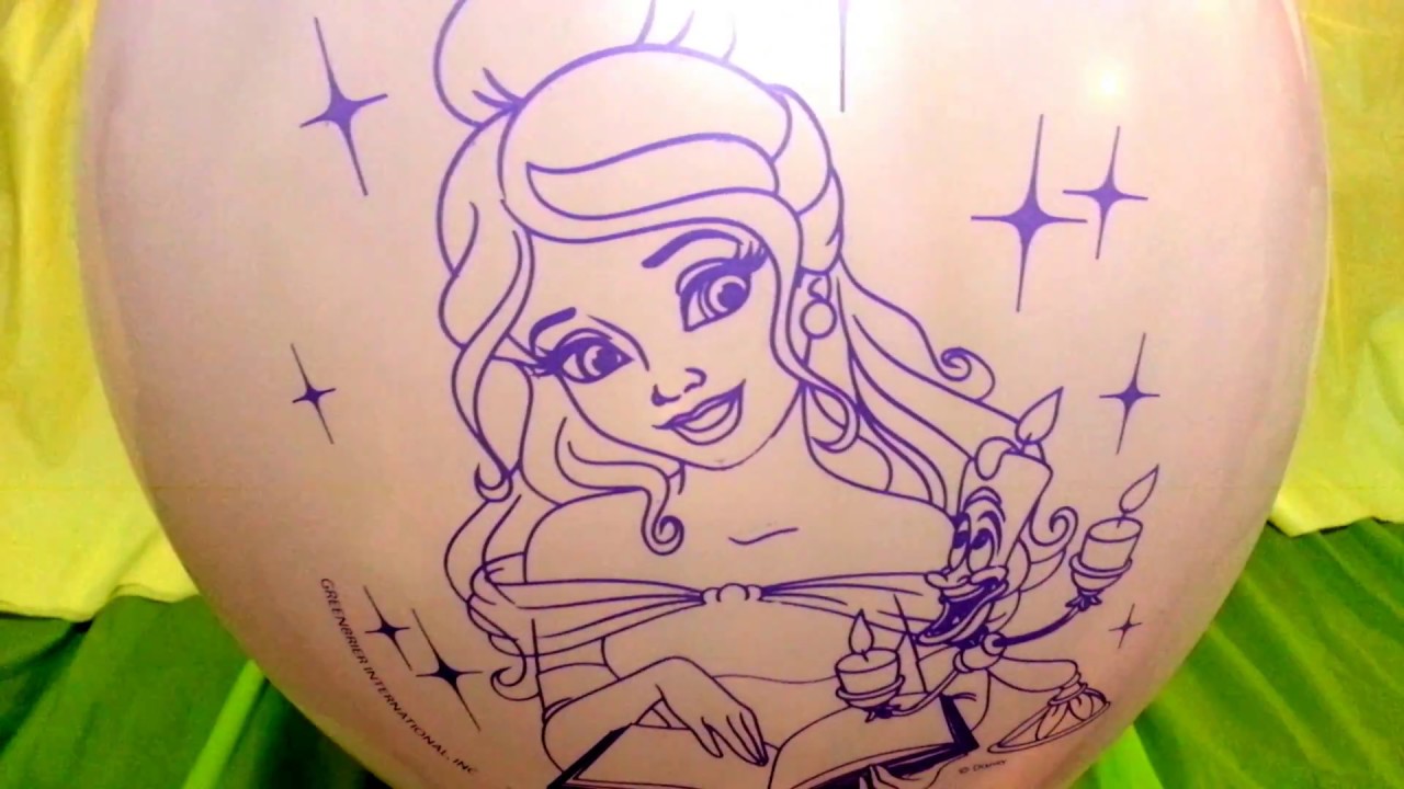 Pump to pop balloon challenge princess balloon