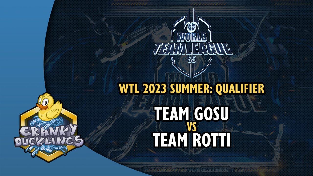Team Gosu vs Team Rotti - World Team League 2023 Summer Qualifier | StarCraft 2 Team League