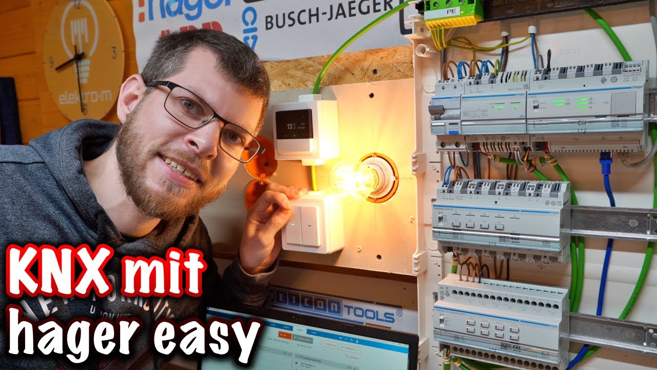 KNX easy mit der Domovea von Hager! ElektroM