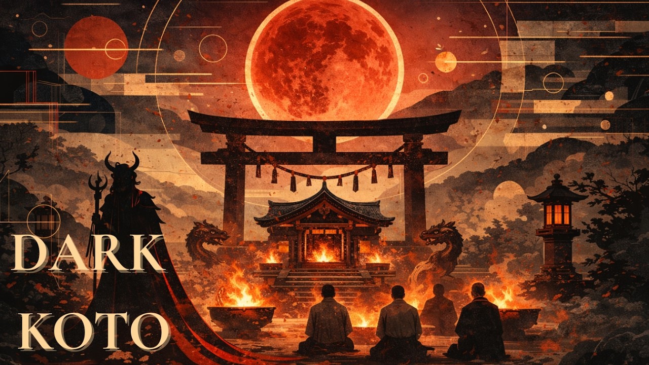 Japanese Dark Ambient — Ritual Beneath the Crimson Moon | 紅月の儀式