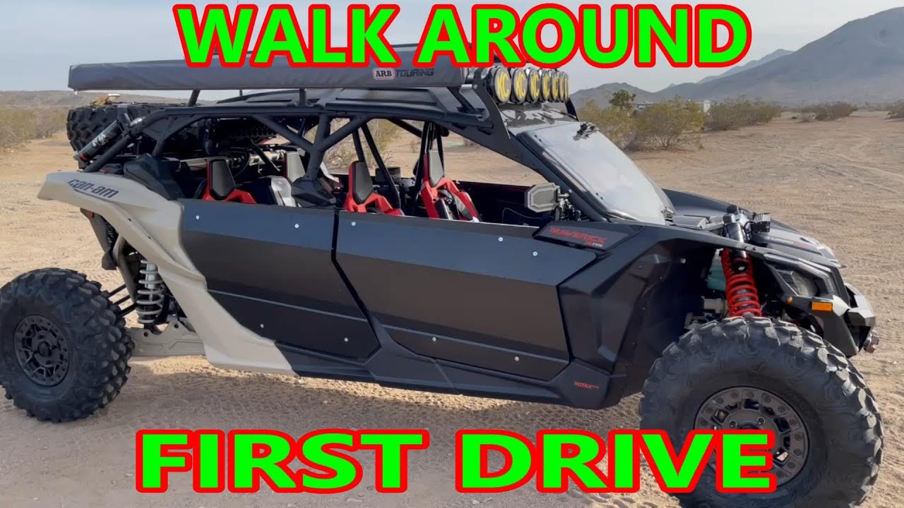 2022 Can-Am Maverick Maxx XRS Turbo RR.  First Ride, Break In ,and Mod Overview.
