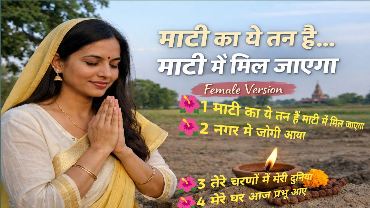  माटी का ये तन हैं माटी में मिल जाएगा 2 नगर मे जोगी आय #Matikaputla#song #bhajanAarti#song #aarti 