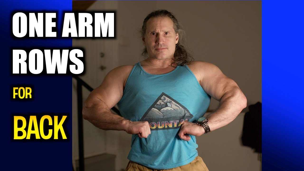 ONE ARM ROWS for BACK