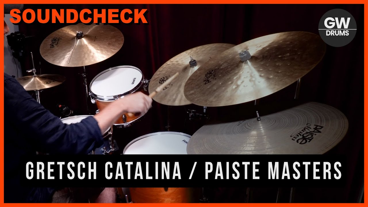 Gretsch Club Catalina Drums - Paiste Masters Cymbals @PaisteChannel