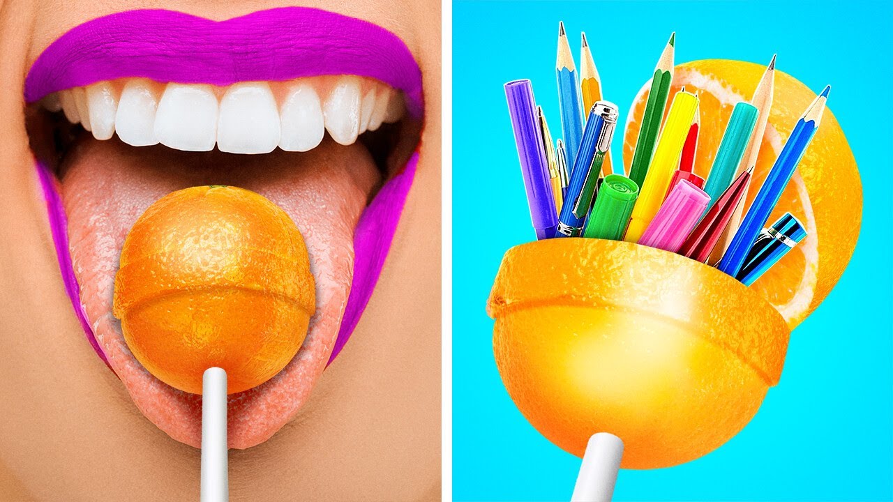 حيل حياتية مفيدة عليك تجربتها ||حيل ذكية تصنعها بنفسك! أفكار حرفية مدرسية رائعة من 123GO! ذهب