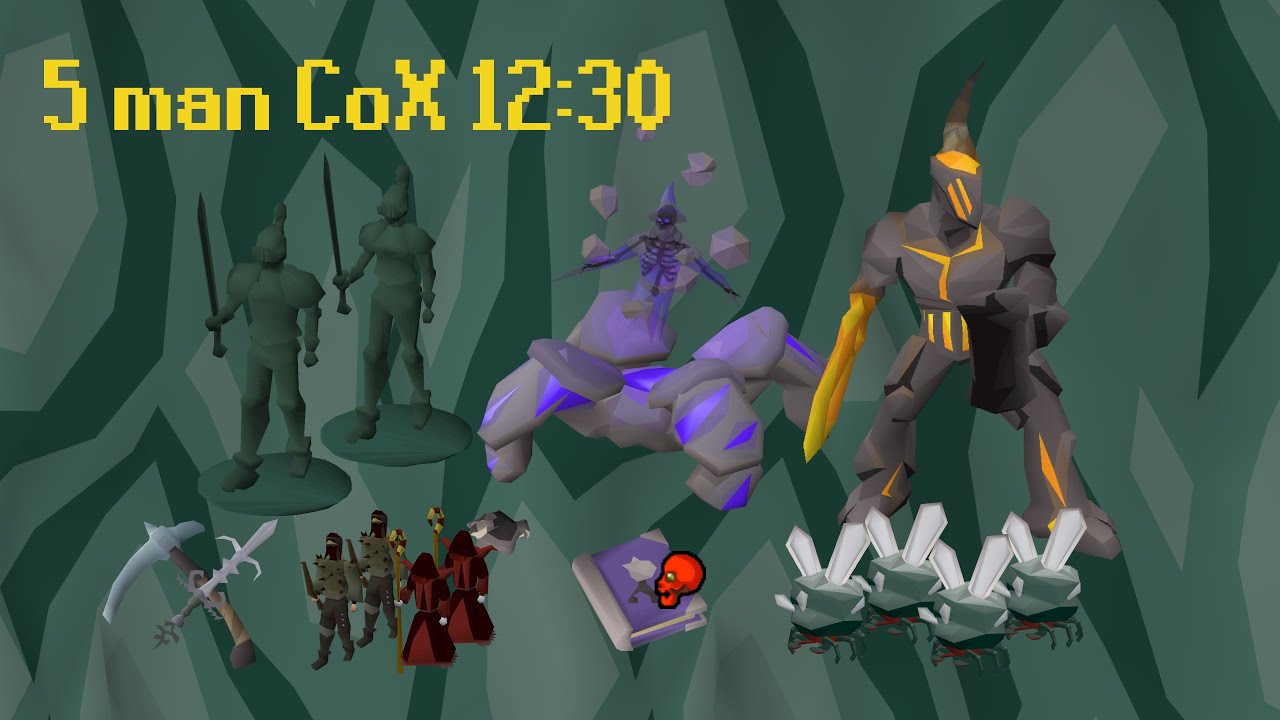 5 Man 12:30 Chambers of Xeric Walkthrough