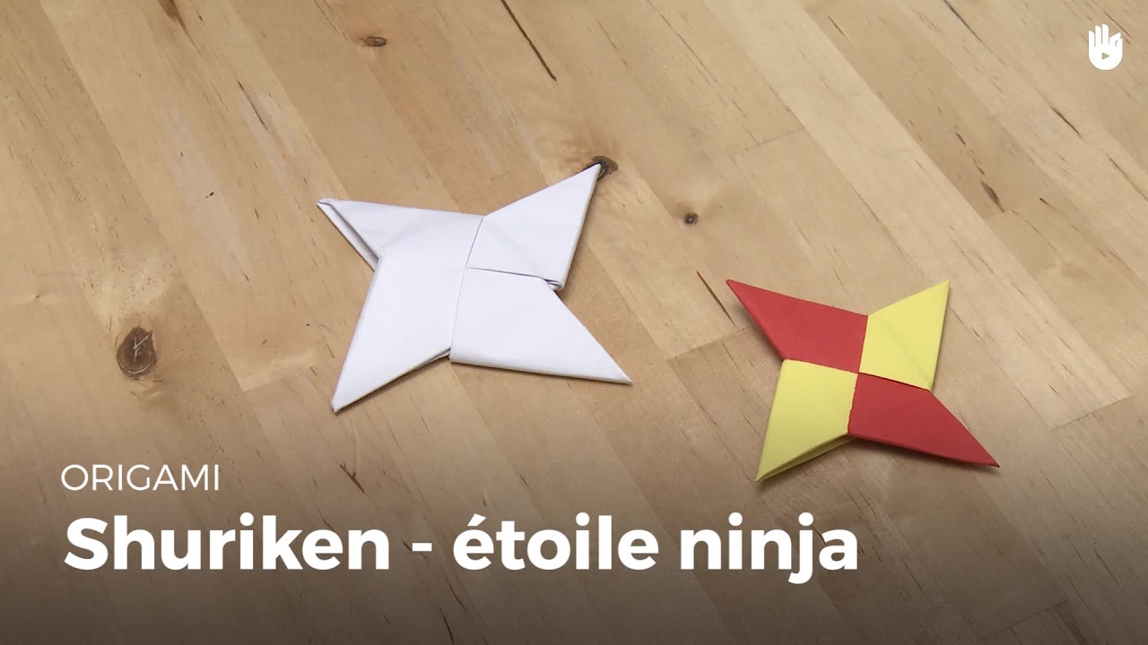 Comment faire un Shuriken - &Eacute;toile Ninja en papier | Origami