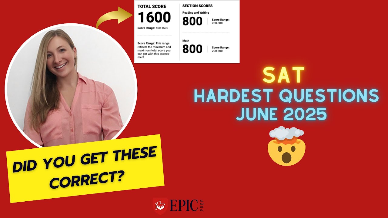 Hardest Questions from the June 2025 SAT | Can You Solve These Digital SAT Problems?