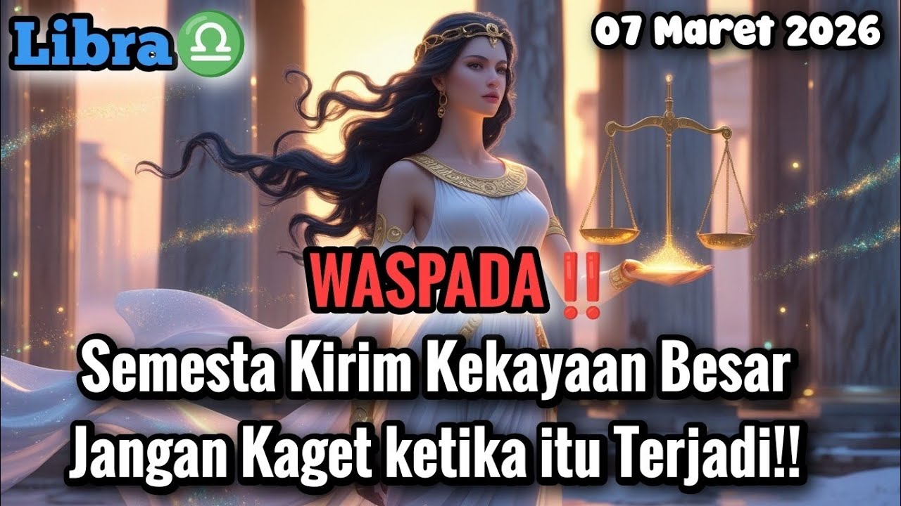 Libra♎ WASPADA‼️Semesta Kirim Kekayaan Besar, Jangan Kaget ketika itu Terjadi! Maret 2026 