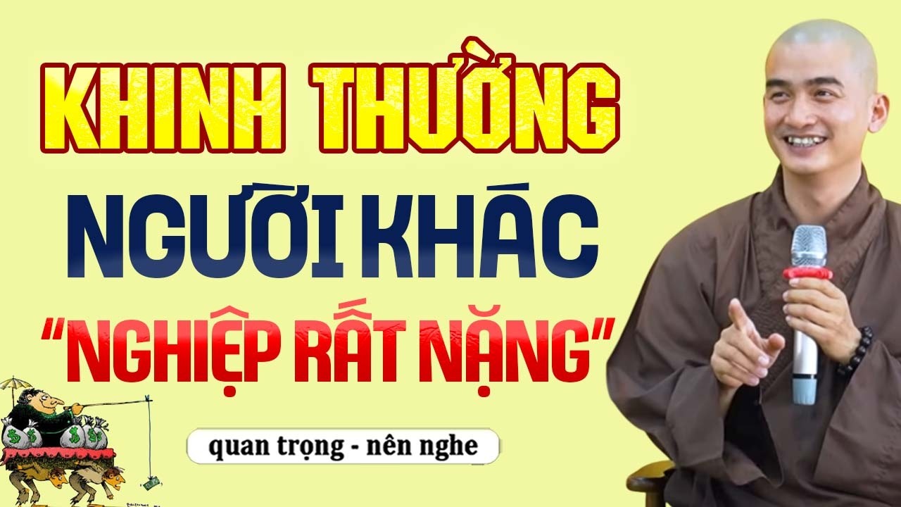 Khinh thường người khác 