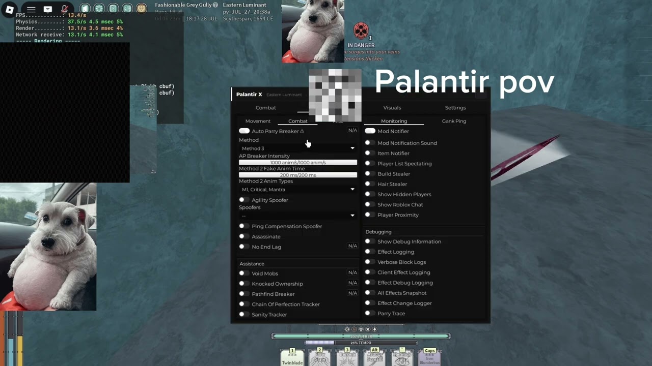 This niche script ap nukes palantir (script is currently down)