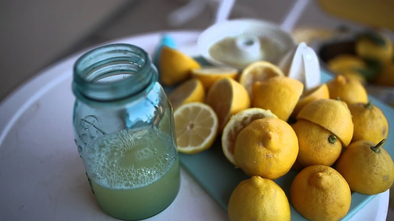 How To Make Fresh Lemon Sorbet / Lemon Sorbet Recipe