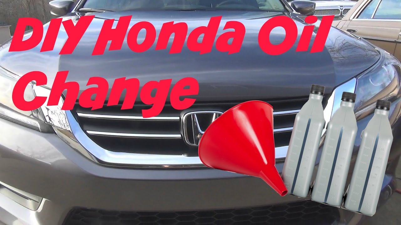 Doing the 2nd oil change on the 2015 Honda Accord LX