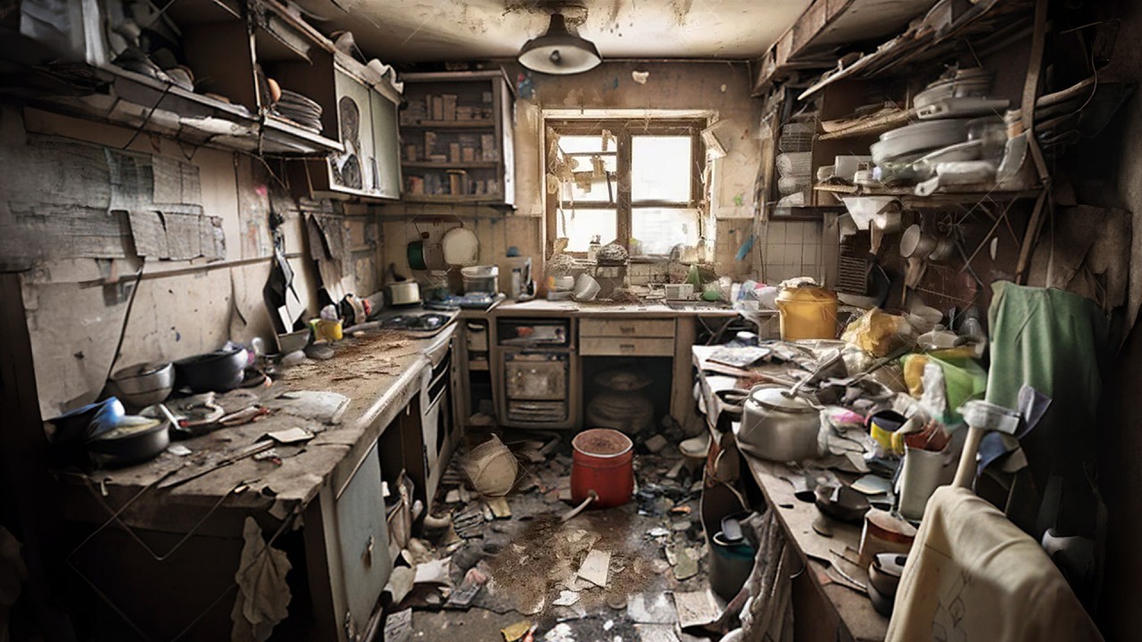 😱Helping a man with intellectual disabilities clean his house For Free. | Cleaning Rescue🌹